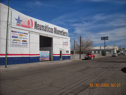 Dirección, horario, teléfono y opiniones de Neumáticos Muevetierra, Sucursal Chihuahua en Delicias