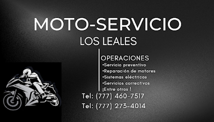 Dirección, horario, teléfono y opiniones de Moto Servicio Los Leales en Temixco